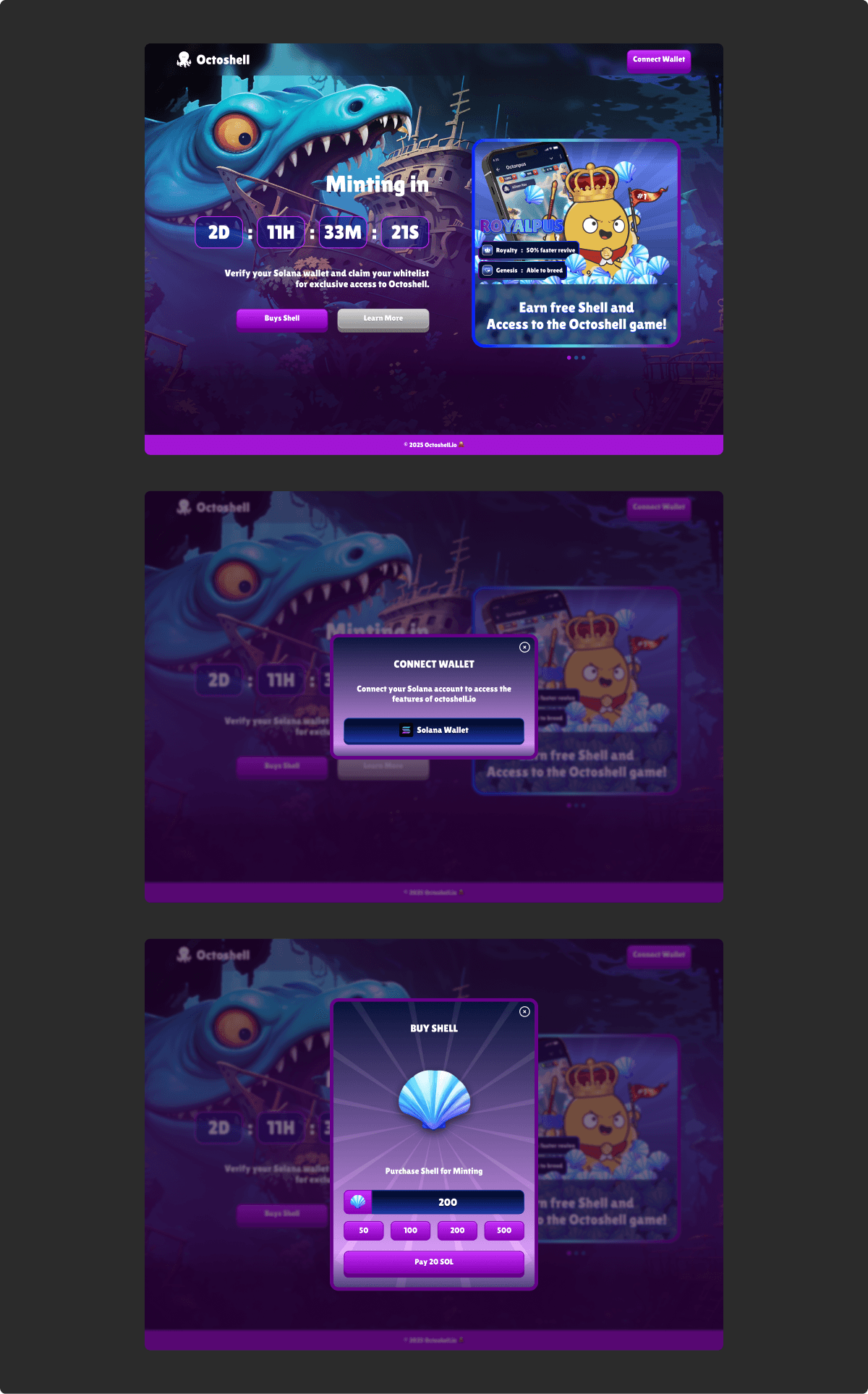Octoshell : Topup Website